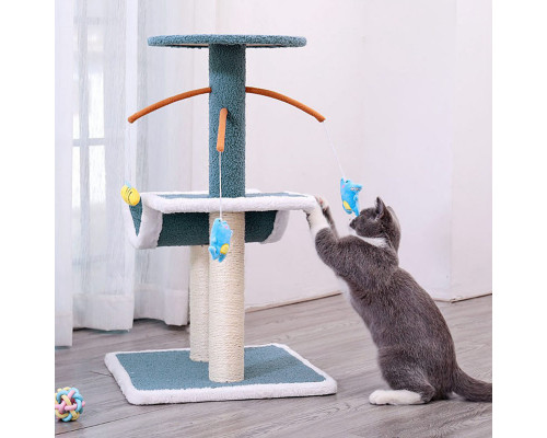 Кігтеточка для кота з іграшками Hoopet 20T0229ML0040 Кігтеточка для кота з іграшками Hoopet 20T0229ML0040