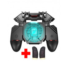 Бездротовий геймпад-тригер для смартфонів 1200 mAh Sandy Union PUBG Mobile AK77 + напальчники