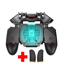 Бездротовий геймпад-тригер для смартфонів 1200 mAh Sandy Union PUBG Mobile AK77 + напальчники