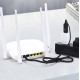 Кабель для роутера USB DC живлення від Power Bank Fonken із трансформатором 12V з перехідником 5.5 - 3.5 мм Чорний