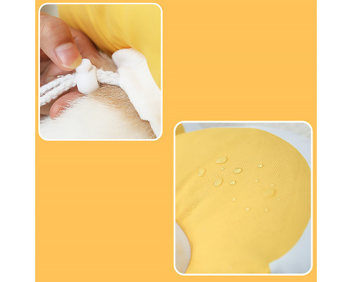 М'який комір-подушка для кішок Lesko DT-1018 L Yellow М'який комір-подушка для кішок Lesko DT-1018 L Yellow