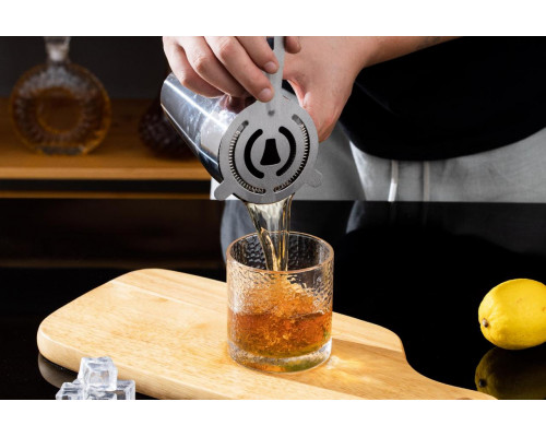 Стрейнер для бару ТМ сито для коктейлів 140х93 мм Сріблястий (С051372)