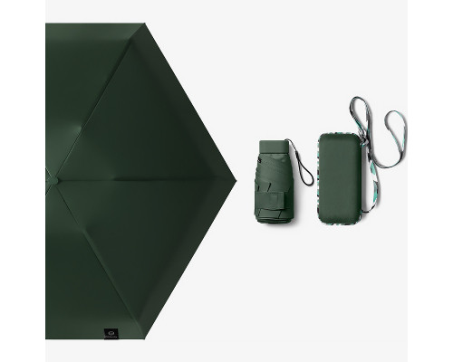 Міні-парасолька Lesko 191T Dark Green (12336-75025) Міні-парасолька Lesko 191T Dark Green (12336-75025)