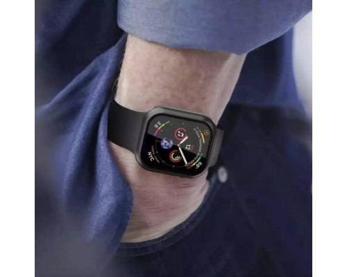 Захисний чохол зі склом Choice для Apple Watch 45 мм Чорний Захисний чохол зі склом Choice для Apple Watch 45 мм Чорний
