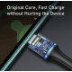 Зарядка USB кабель Bаseus для синхронізації і зарядки Android і інших пристроїв USB Type-C з led підсвічуванням 2 м Чорний