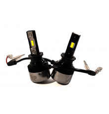 Комплект LED ламп HeadLight FocusV H3 (Pk22s) 40W 12V з активним охолодженням
