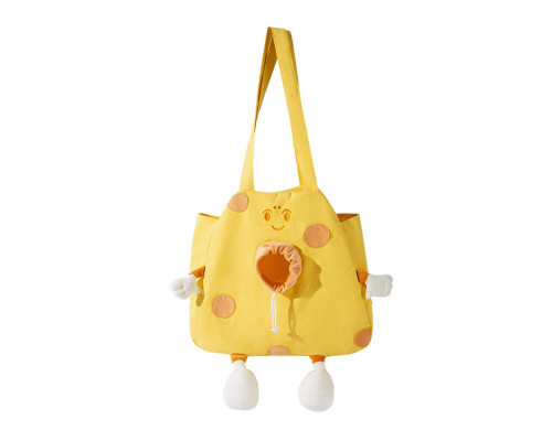 Сумка-перенесення для котів та собак No Brand Сookies 2404SXMJ3153 34х37 см Yellow 13143-84836