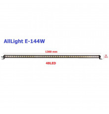 Світлодіодна фара AllLight E-144W однорядна 46chip OSRAM 3535 spot 9-30V