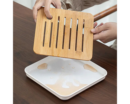 Дорожній набір для чайної церемонії No Brand Lotos 200 мм 6 предметів