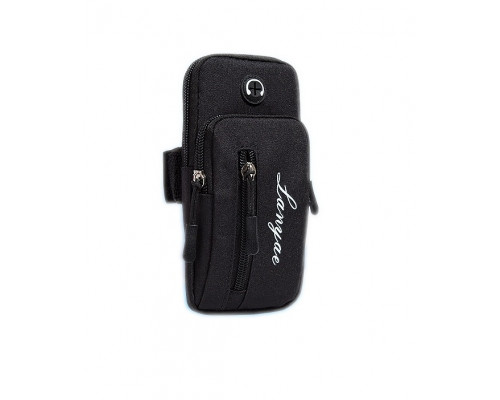 Сумка - чохол на руку iRun з 3 кишенями Чорний (5516614)
