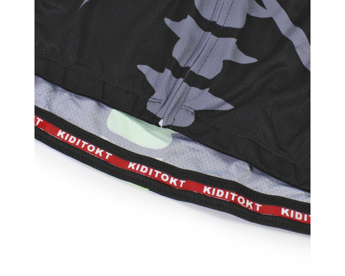 Чоловічий велокостюм KIDITO KM-CT-18 Trousers Skeleton Чорний з червоним XL Чоловічий велокостюм KIDITO KM-CT-18 Trousers Skeleton Чорний з червоним XL