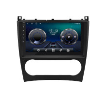 Штатна магнітола Lesko Mercedes-Benz C-Клас II W203 Рестайлінг 2004-2008 9" 4/64Gb/ 4G/ Wi-Fi/ CarPlay (9604-34716)