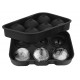 Форма для льоду силіконова Ice Куля 6 комірок 18,5x12,5x4,6 см Чорний (C051355)