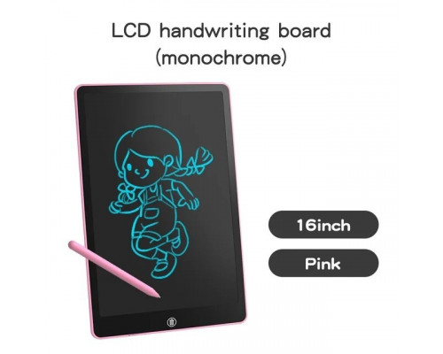Графічний планшет для малювання Psheko Writing Tablet 16" Pink (FR050643) Графічний планшет для малювання Psheko Writing Tablet 16" Pink (FR050643)