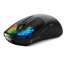 Миша бездротова Aattack SHARK X5 з акумулятором та підсвічуванням 2,4G+Bluetooth Black
