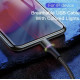 Зарядка USB кабель Bаseus для синхронізації і зарядки iPhone Apple Lightning led підсвічуванням 2 м Чорний