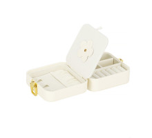 Скринька для прикрас із дзеркалом Casegrace SP-01194 9,5х5 см White 13162-83878