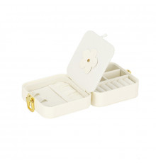 Скринька для прикрас із дзеркалом Casegrace SP-01194 9,5х5 см White 13162-83878
