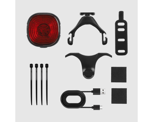 Ліхтар велосипедний West Biking YP0701409-WT09 Black 13355-85806