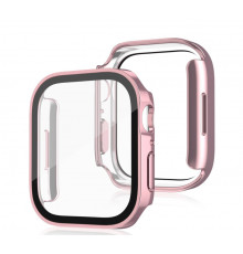 Захисний чохол зі склом Choice 2 для Apple Watch 44 мм Рожевий