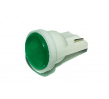 Світлодіодна лампа AllLight T10 1 діод COB W2, 1x9, 5d 12V GREEN