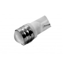 Світлодіодна лампа AllLight T10 1 діод LAS 2W W2, 1x9, 5d 12V з лінзою