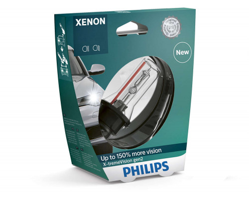 Автолампа ксенон PHILIPS 85126XV2S1 D2R 85V 35W P32d-2 X-tremeVision gen2 +20% Автолампа ксенон PHILIPS 85126XV2S1 D2R 85V 35W P32d-2 X-tremeVision gen2 +20%