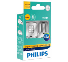Автолампа діоди PHILIPS 11498ULAX2 PY21W LED 12V + Smart Canbus X2 Amber
