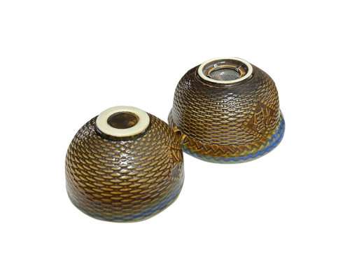 Дорожній набір Blue для чайної церемонії No Brand Dragon 6 предметів