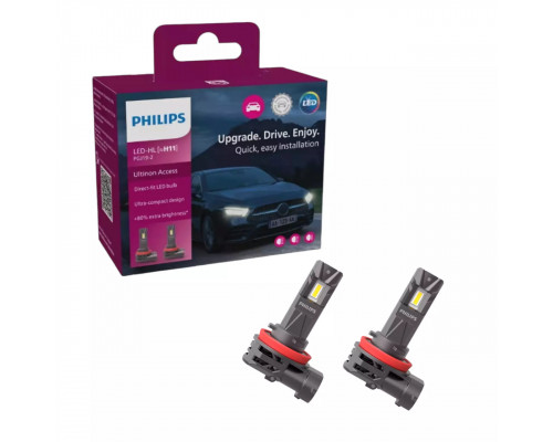 Комплект світлодіодних ламп Philips H11 11362U2500CX Ultinon Access 12V Комплект світлодіодних ламп Philips H11 11362U2500CX Ultinon Access 12V