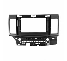 Перехідна рамка для автомобіля Lesko 10.1" Mitsubishi Lancer X 2010 MI 048T Black (6471-22656)