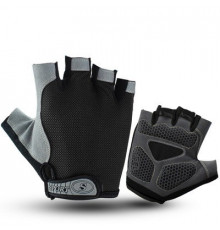 Велорукавички без пальців Rogtyo L Black (65376514)