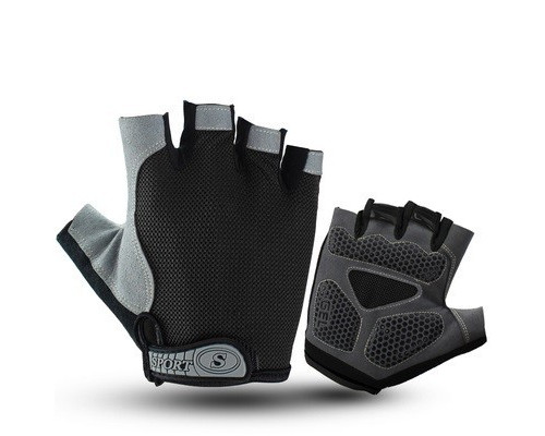 Велорукавички без пальців Rogtyo L Black (65376514)