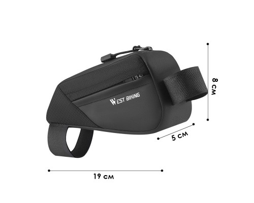 Сумка велосипедна West Biking YP0707339 Black 0.5 л 13354-85824