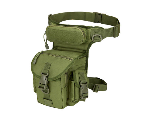 Сумка тактична на стегно Aokali Outdoor A90 30х22 см Green Сумка тактична на стегно Aokali Outdoor A90 30х22 см Green