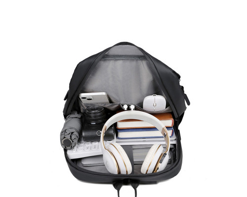 Рюкзак міський No Brand BLH6868 44х29 см Gray 13083-84485