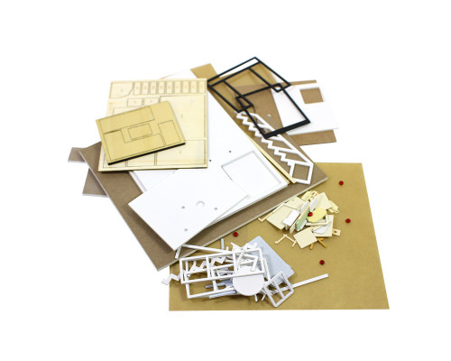 Ляльковий будинок конструктор DIY Cute Room L-023 Таунхаус 3D (5793-19401)