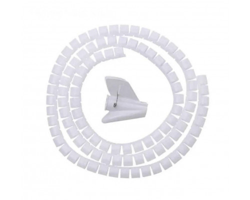 Органайзер кабелю фіксатор стяжка хомут Choice для проводів 2 м 16 мм Білий