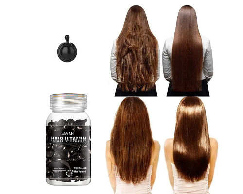 Вітамінні капсули для темного волосся Sevich Hair Vitamin олією Кукуї й Алое Вера захист від сонця 30 шт Вітамінні капсули для темного волосся Sevich Hair Vitamin олією Кукуї й Алое Вера захист від сонця 30 шт