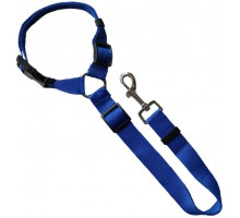 Ремінь безпеки в автомобіль для собаки Blue (050599) 4Dog