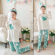 Жіноча тепла піжама Lesko Mickey Mouse Green 2XL