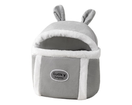 Рюкзак-перенесення Hippie dog 2308SXMJ2582HA10 Gray M Кролик 13136-84827