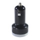 Зарядний пристрій Lesko USBx2 (2.1A/1А) Black (1601-3480)