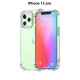 Силіконовий протиударний чохол панель + скло 9Н на Iphone 13 Pro Case із захистом камери прозорий (543443253455)