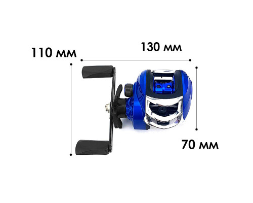 Котушка мультиплікаторна yumoshi AM 200 Right Blue-Black (12499-74934) Котушка мультиплікаторна yumoshi AM 200 Right Blue-Black (12499-74934)