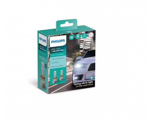 Комплект діодних ламп PHILIPS H8/H11/H16 11366U50CWX2 LED Fog Ultinon Pro5000 +160% 12/24V Комплект діодних ламп PHILIPS H8/H11/H16 11366U50CWX2 LED Fog Ultinon Pro5000 +160% 12/24V