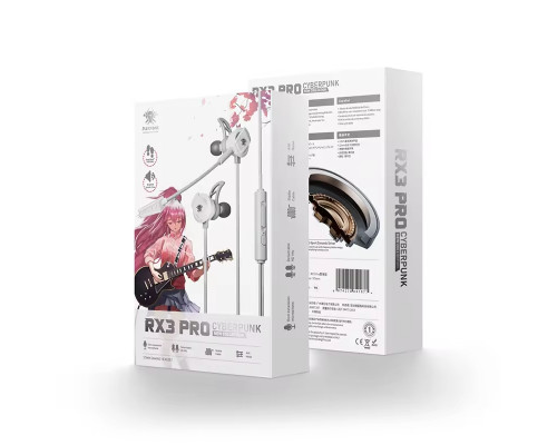 Дротові ігрові навушники з мікрофоном Plextone RX3 PRO Type-C CYBERPUNK Дротові ігрові навушники з мікрофоном Plextone RX3 PRO Type-C CYBERPUNK