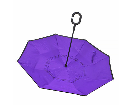 Розумна парасолька навпаки Up-Brella Фіолетовий (2907-13269) Розумна парасолька навпаки Up-Brella Фіолетовий (2907-13269)
