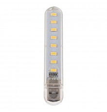 Лампа світлодіодна USB Lesko H1926-8 LED для повербанка