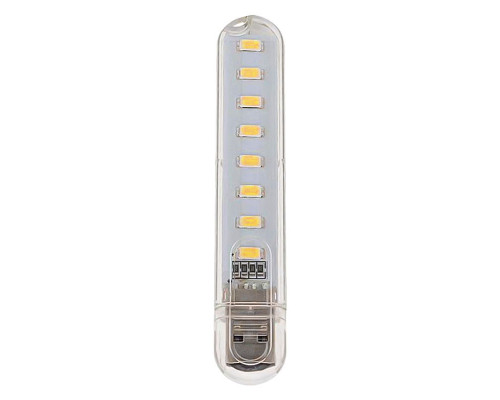 Лампа світлодіодна USB Lesko H1926-8 LED для повербанка Лампа світлодіодна USB Lesko H1926-8 LED для повербанка